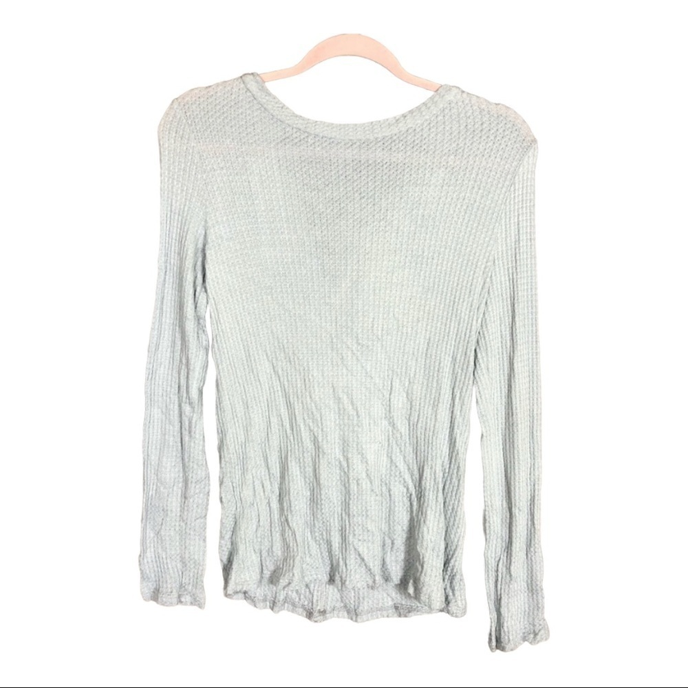 Honey punch waffle knit top‎